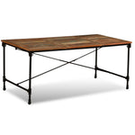 HKH Mesa de Jantar em Madeira Maciça Reciclada 180 Cm