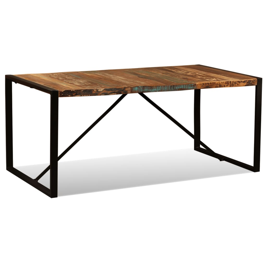 HKH Mesa de Comedor Madera Reciclada Maciza 180 Cm