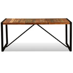 HKH Mesa de Jantar Madeira Reciclada Maciça 180 Cm