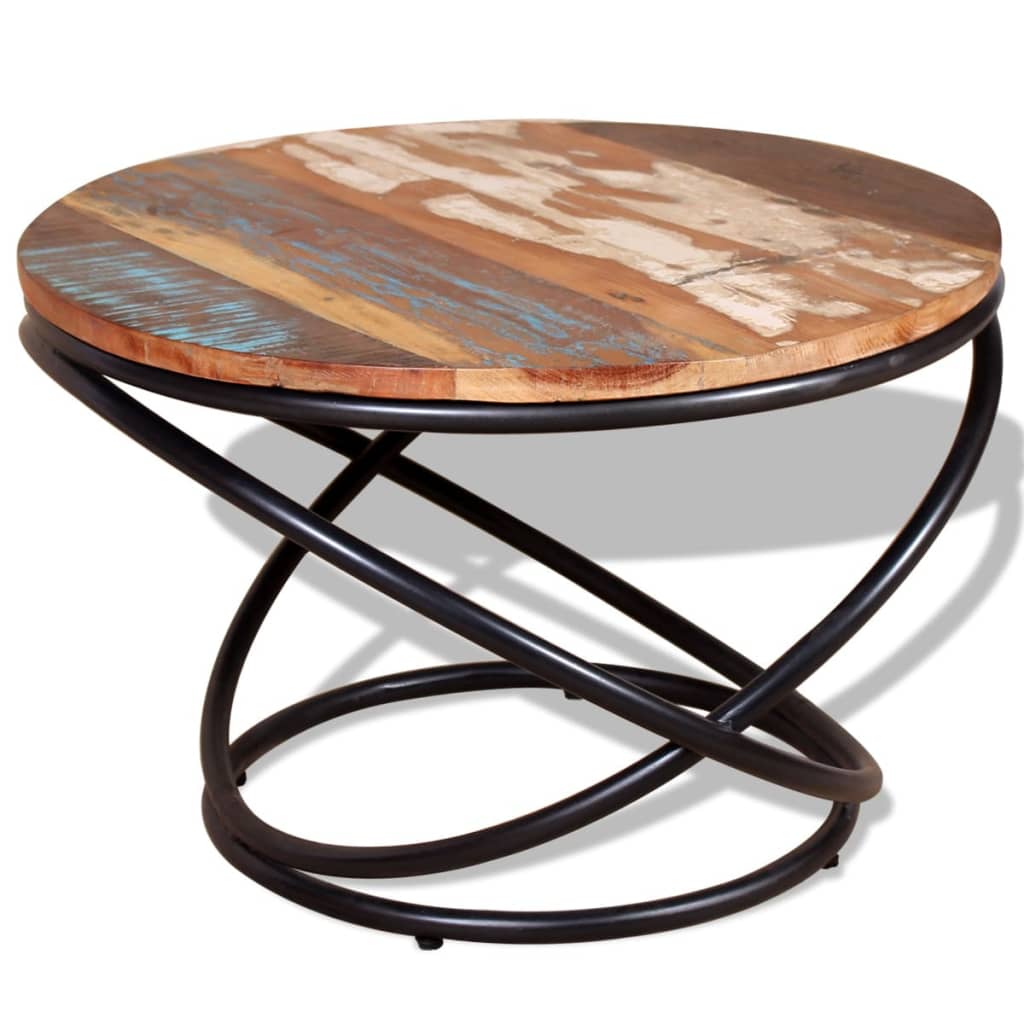 Mesa de centro HKH de madera maciza reciclada
