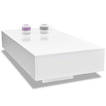 HKH Mesa de Centro, Brilhante - Branco