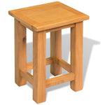Mesa Auxiliar de Roble Macizo HKH