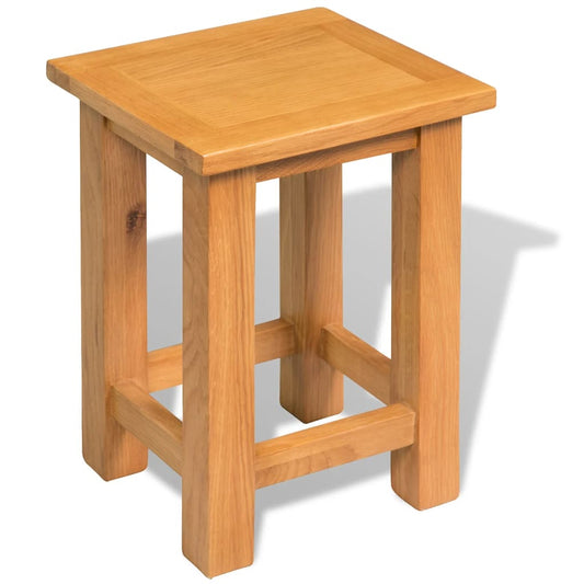 Mesa Auxiliar de Roble Macizo HKH