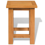 Mesa Auxiliar de Roble Macizo HKH