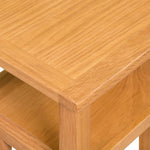 Mesa Auxiliar HKH con Revistero de Roble Macizo