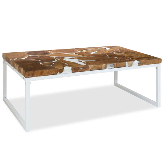 Mesa de centro HKH de resina de teca