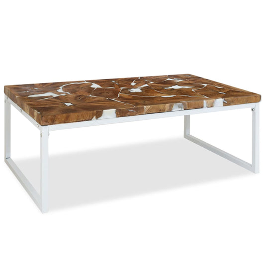 Mesa de centro HKH de resina de teca