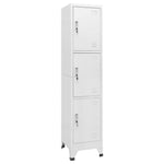 HKH Taquilla con 3 Compartimentos - 38x45x180 Cm