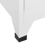 HKH Taquilla con 3 Compartimentos - 38x45x180 Cm