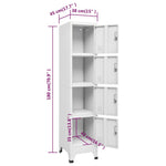 HKH Cacifo com 4 Compartimentos - 38x45x180 Cm
