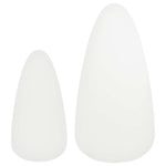 HKH Conjunto de 2 Conjunto Mesas de Centro Pinho Maciço - Branco