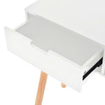 HKH Mesa de Apoio de em Pinho Maciço - Branco