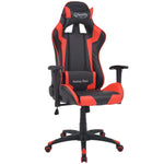 HKH Silla de Oficina reclin. Estilo Racing Piel Artificial - Rojo
