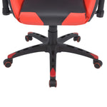 HKH Silla de Oficina reclin. Estilo Racing Piel Artificial - Rojo