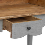 HKH Secretária Madeira de Mogno em Madeira Maciça