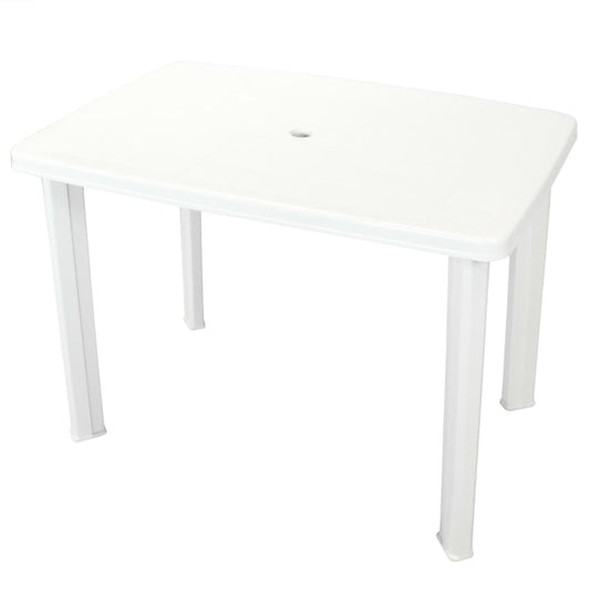HKH Mesa de Jardim Plástico - Branco
