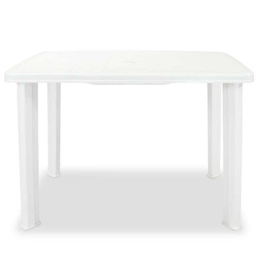 HKH Mesa de Jardim Plástico - Branco