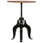 HKH Mesa de Bar em Maciça 75x(76 - 110) Cm em Madeira Recuperada