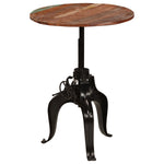 HKH Mesa de Bar em Maciça 75x(76 - 110) Cm em Madeira Recuperada