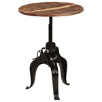 HKH Mesa de Bar em Maciça 75x(76 - 110) Cm em Madeira Recuperada