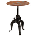 HKH Mesa de Bar em Maciça 75x(76 - 110) Cm em Madeira Recuperada