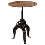 HKH Mesa de Bar em Maciça 75x(76 - 110) Cm em Madeira Recuperada