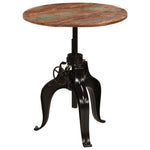 HKH Mesa de Bar em Maciça 75x(76 - 110) Cm em Madeira Recuperada