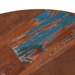 HKH Mesa de Bar em Maciça 75x(76 - 110) Cm em Madeira Recuperada