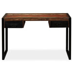Mesa HKH con 2 cajones de madera maciza recuperada