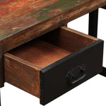 Mesa HKH con 2 cajones de madera maciza recuperada