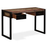 Mesa HKH con 2 cajones de madera maciza recuperada