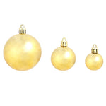 HKH Conjunto de 100 Bolas de Natal - Dourado