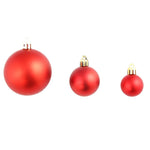 HKH Conjunto de 100 Bolas de Natal - Vermelho