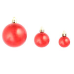 HKH Conjunto de 100 Bolas de Natal - Vermelho
