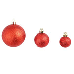 HKH Conjunto de 100 Bolas de Natal - Vermelho