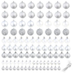 HKH Conjunto de 100 Bolas de Natal - Prateado