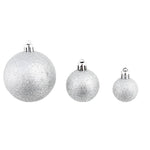 HKH Conjunto de 100 Bolas de Natal - Prateado