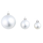 HKH Conjunto de 100 Bolas de Natal - Prateado