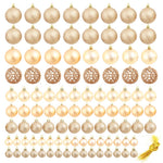 HKH Conjunto de 100 Bolas de Natal - Rosa/Dourado
