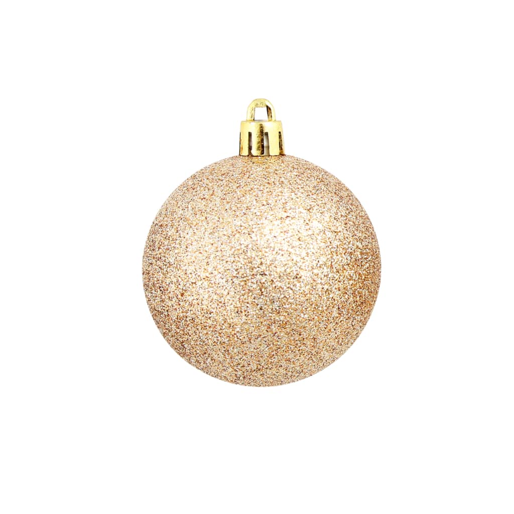 HKH Conjunto de 100 Bolas de Natal - Rosa/Dourado
