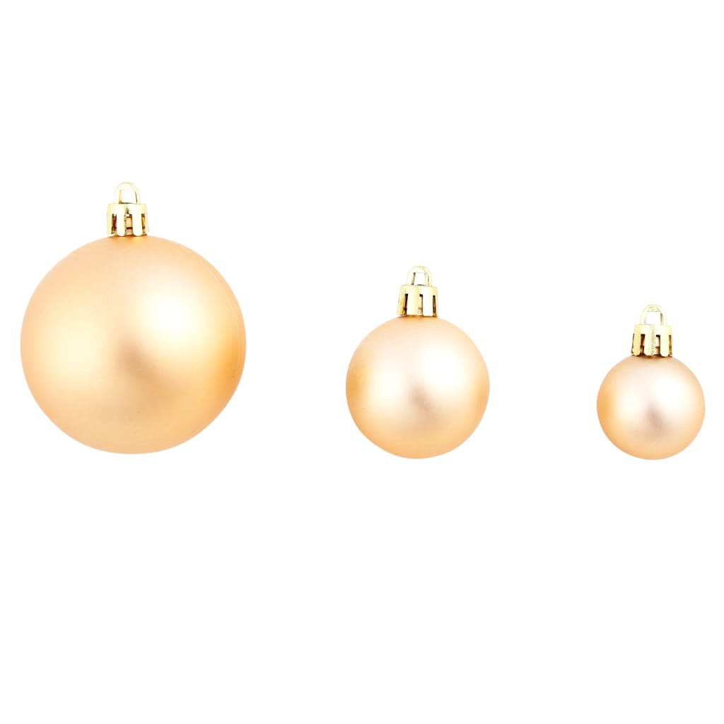 HKH Conjunto de 100 Bolas de Natal - Rosa/Dourado
