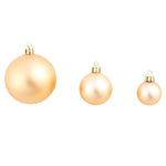 HKH Conjunto de 100 Bolas de Natal - Rosa/Dourado