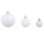 HKH Conjunto de 100 Bolas de Natal - Cinzento/Branco