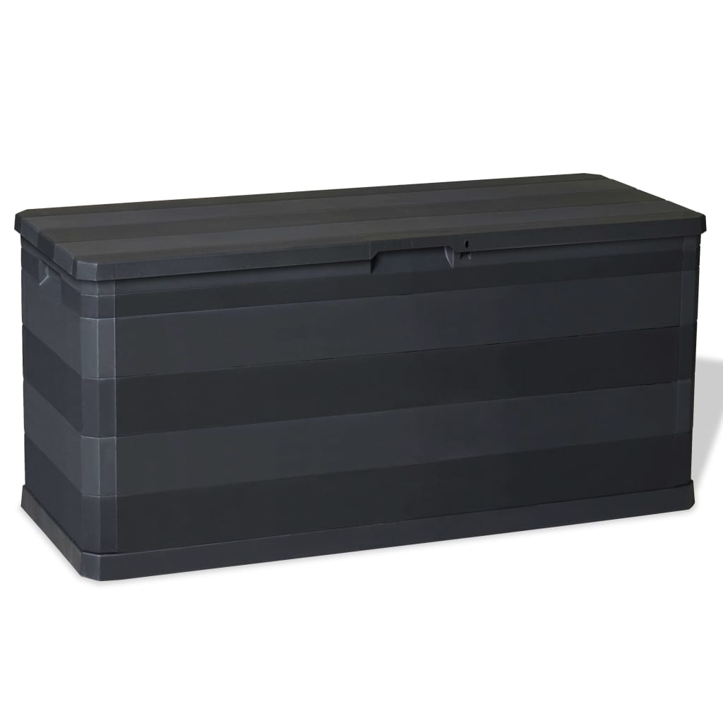 HKH Caja de Almacenamiento de Jardín - Negro
