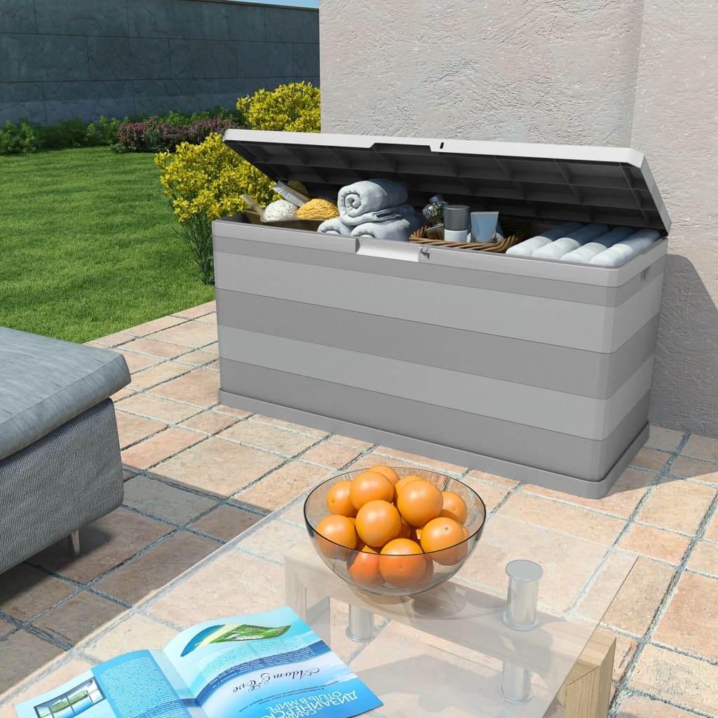 HKH Caja de Almacenamiento para Jardín - Gris