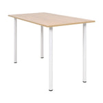 HKH Mesa de Jantar Cor e Branco em Carvalho
