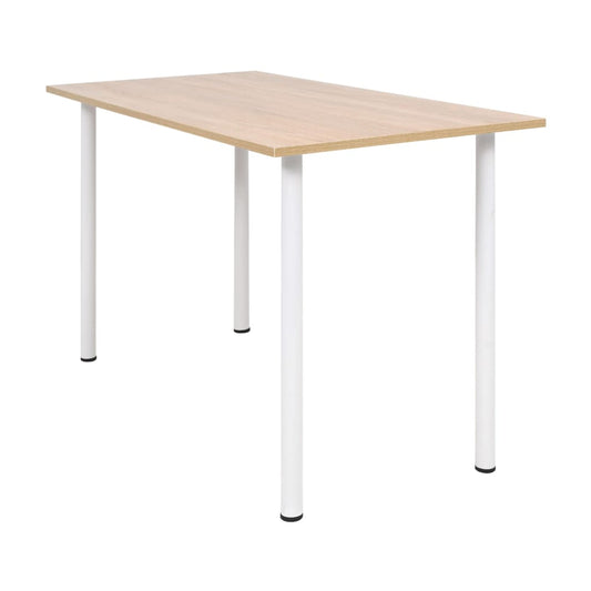HKH Mesa de Jantar Cor e Branco em Carvalho