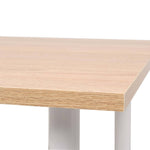 HKH Mesa de Jantar Cor e Branco em Carvalho