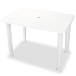 HKH Conjunto Bistrô 3 Pcs Plástico - Branco