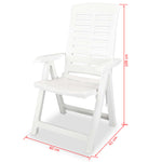 HKH Conjunto Bistrô 3 Pcs Plástico - Branco